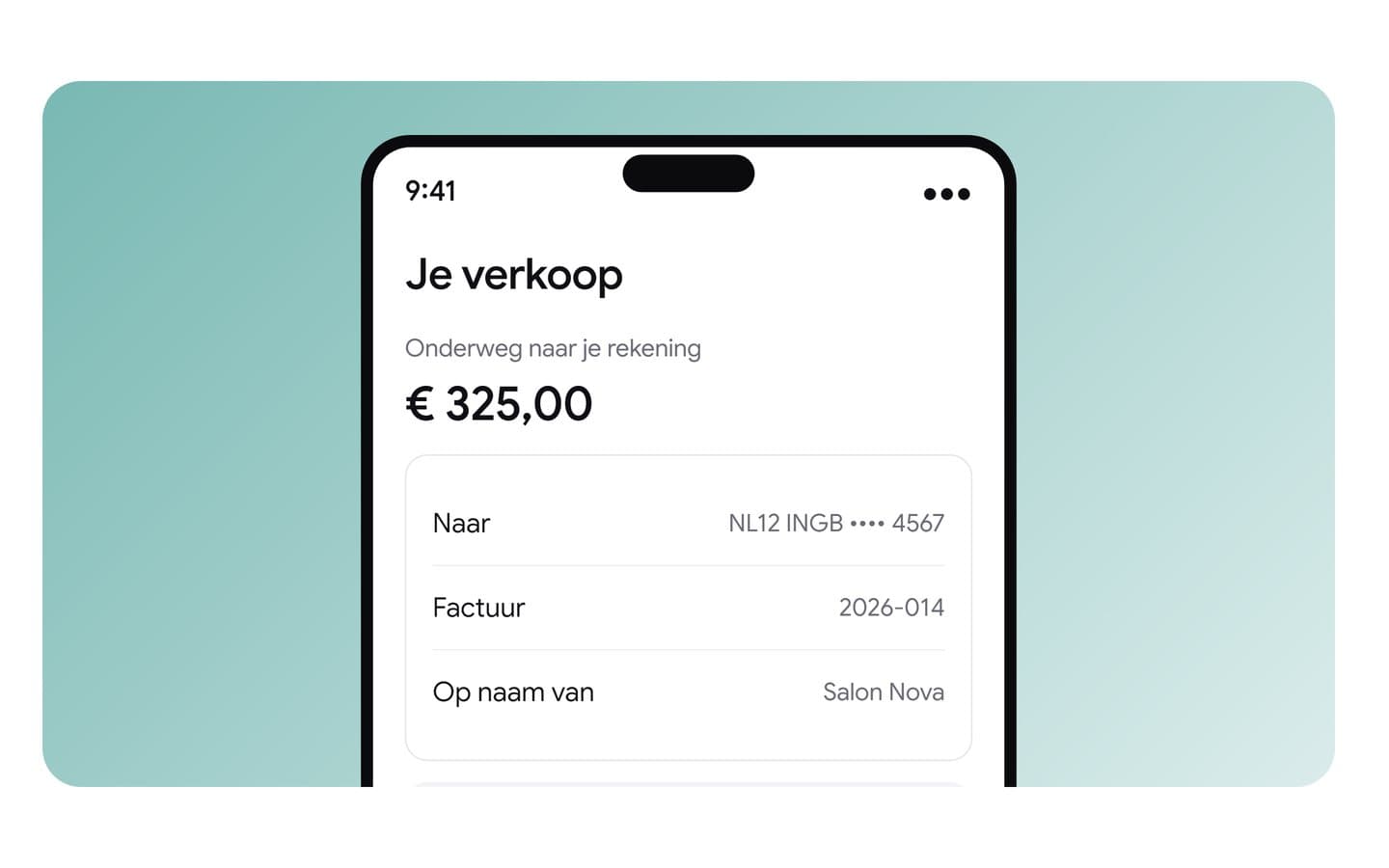 Avana: de verkoop onderweg naar je rekening, met de factuur op naam van je salon